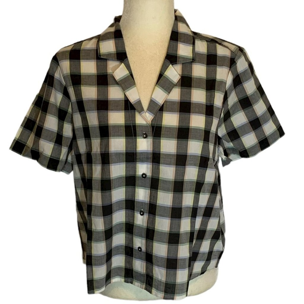 Madewell Plaid Top New With Tickets Size Large